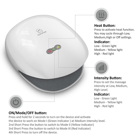 Portable Hand Massager with Heat - Picture 4 of 7